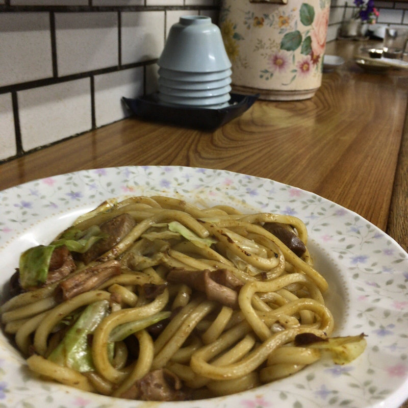 ホルモン焼うどん(いわたや大衆食堂 )