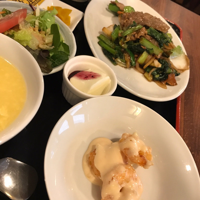 日替わりランチ　牛肉野菜炒め(友喜苑)