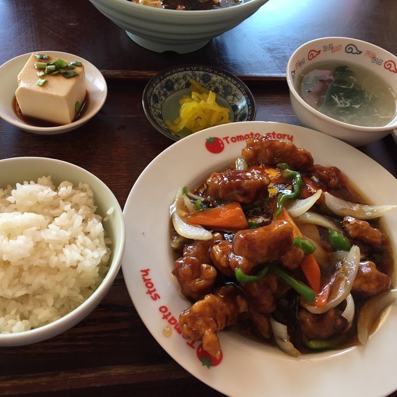 酢豚定食(友人)