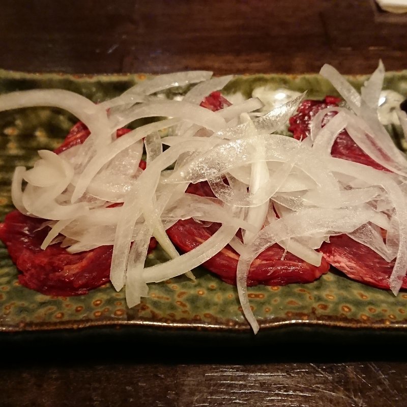 馬肉刺し(赤身)(旬菜旬魚 かこいや)