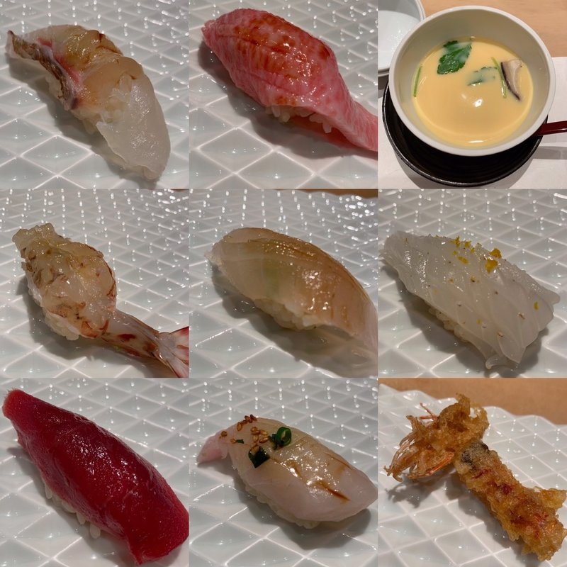 お任せ握り(鮨 木島)