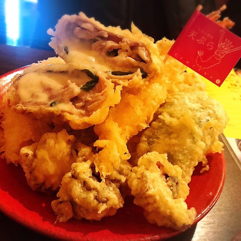 天ぷら盛り合わせ(天ぷら酒場 天ぷら Ｙ 心斎橋店)