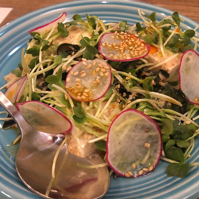 豆腐サラダ(佐賀酒場　ナターズ)