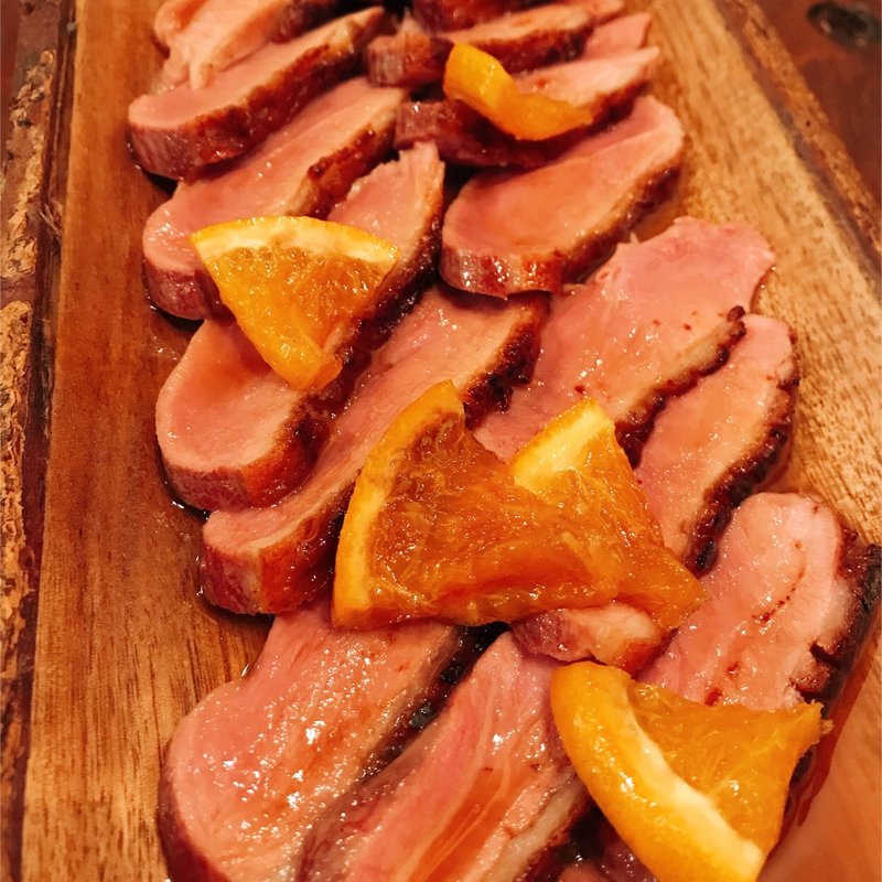 合鴨ロースト・オレンジソース(シリミリ)