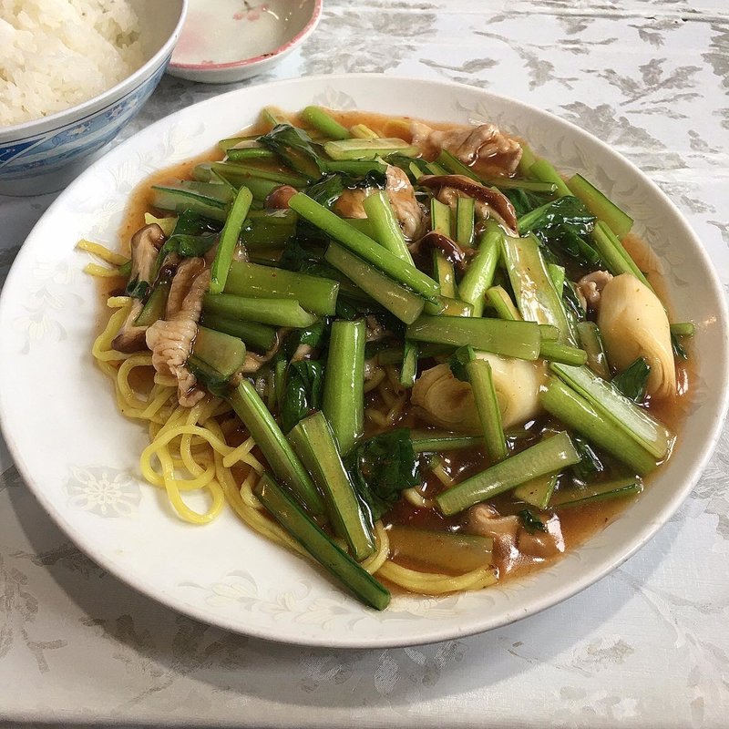 青菜焼きそばランチ(夜来香 栄本店 （いえらいしゃん）)