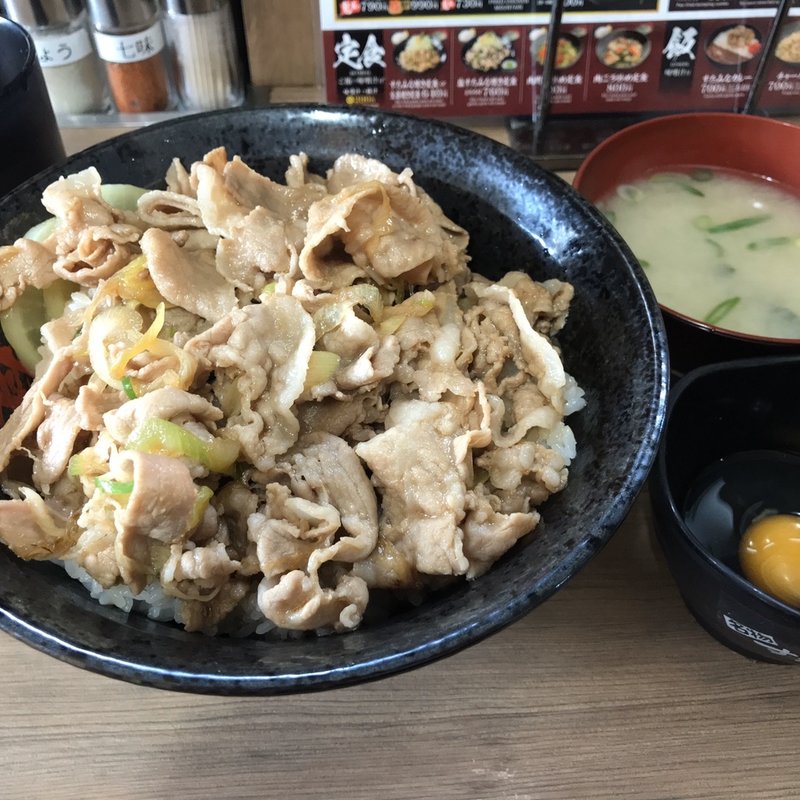 ガリバタすた丼(伝説のすた丼屋 横浜西口店)