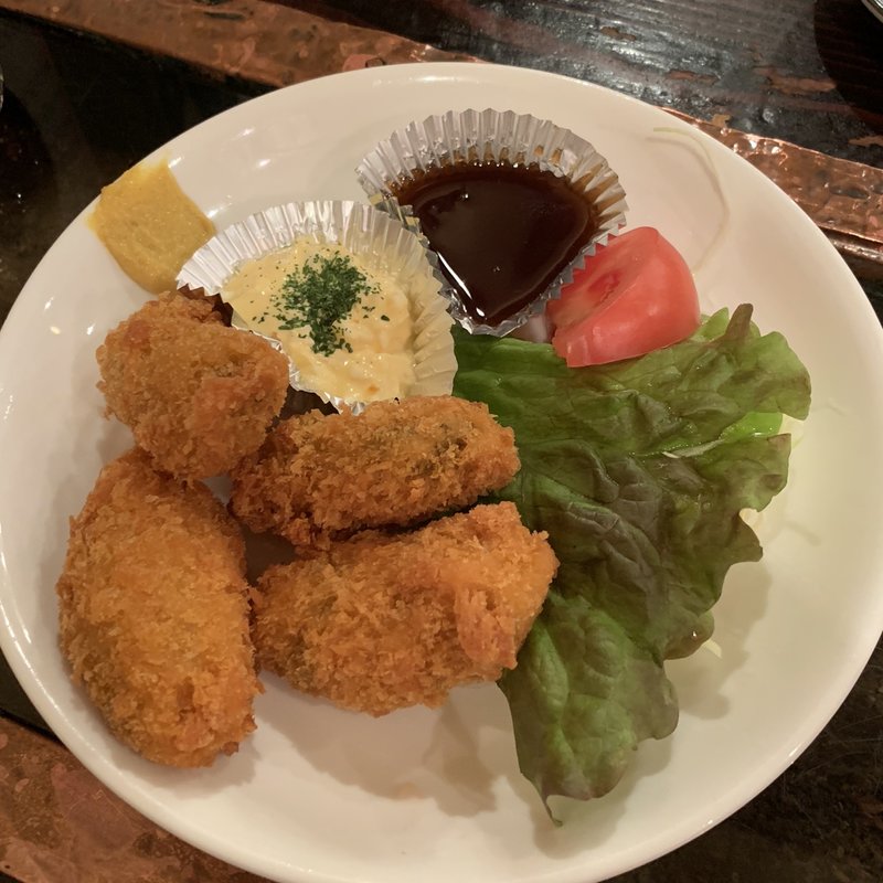 カキフライ(居酒屋こむぎ )
