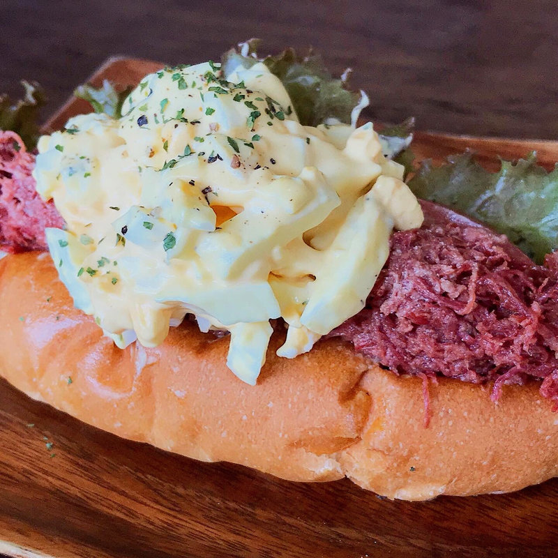 コンビーフたまごサンド(リトルフェイバリットコーヒー)