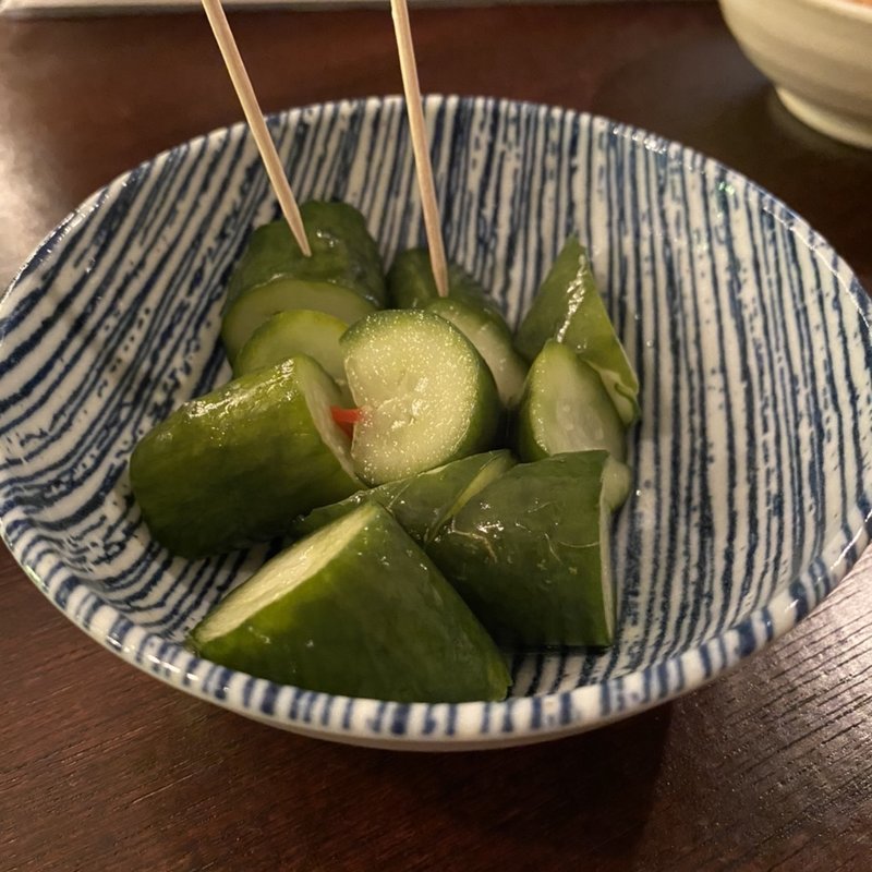 きゅうりのピクルス(六本松カフェチャンバー)