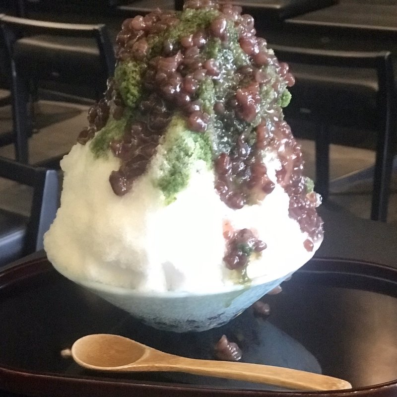 かき氷（抹茶金時）(浅草 いづ美 （いづみ）)