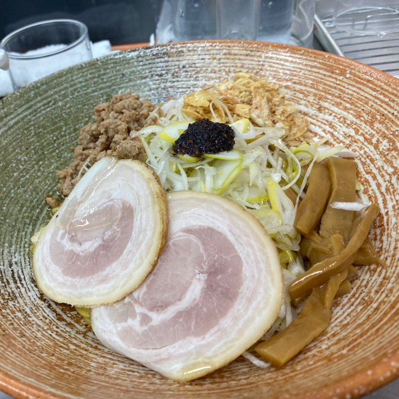 山椒まぜそば(覆麺 智 （ふくめん とも【旧店名】覆麺）)