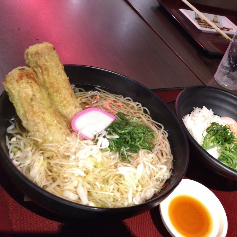 ちくわ磯部天そば(いなせ屋 )