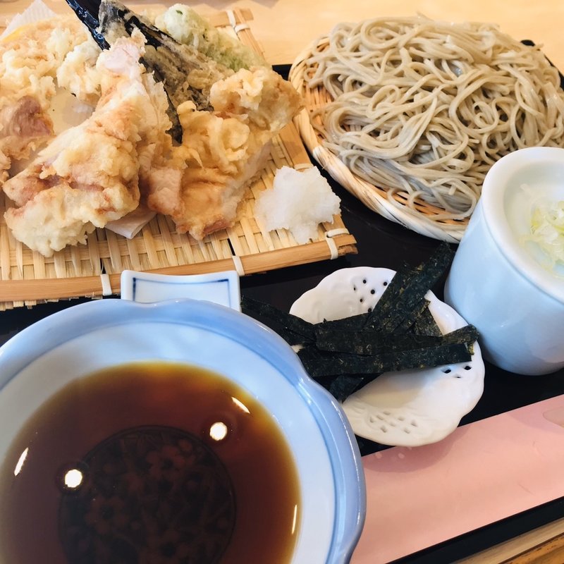 鶏天ざる(武柳庵)