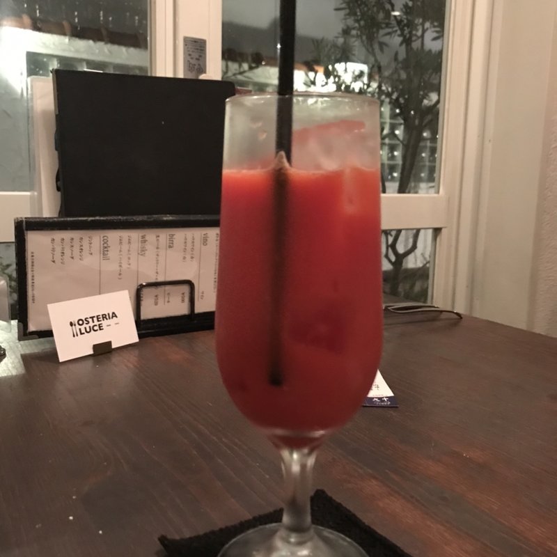 ブラッドオレンジジュース(オステリアルーチェ （OSTERIA LUCE）)