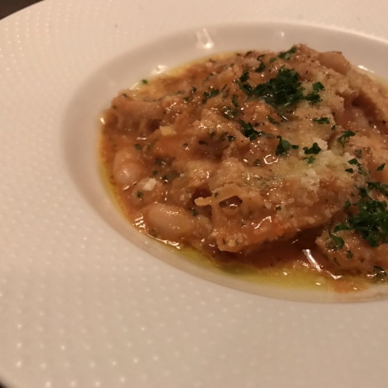 トリッパと白インゲンの煮込み(オステリアルーチェ （OSTERIA LUCE）)
