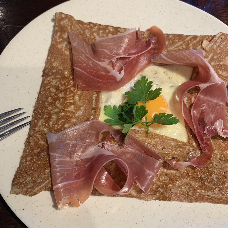 生ハムのガレット(ブレッツカフェ クレープリー 新宿高島屋店)