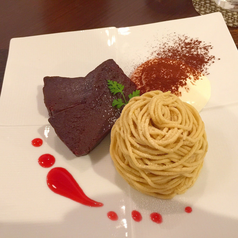 モンブラン&濃厚ガトーショコラ(和栗や )