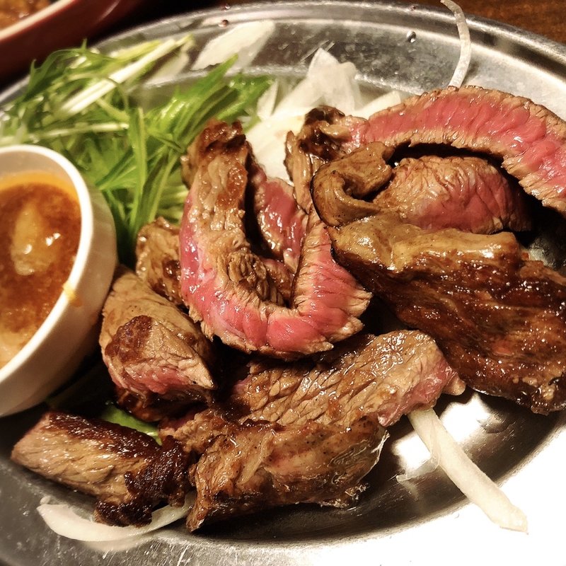 大満足のビフテキ(金獅子 堺筋本町店)