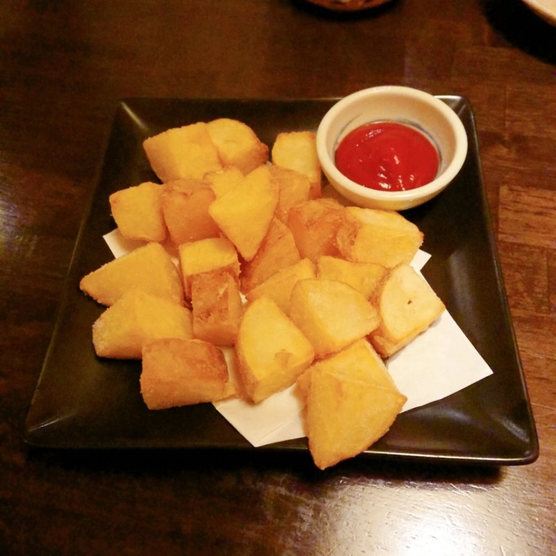 新じゃが芋のポテトフライ(旬菜旬魚 かこいや)