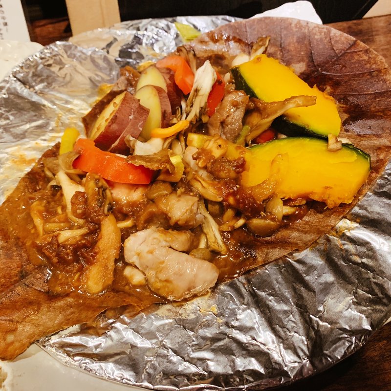 大和鶏のほうば焼き(釜戸ダイニング＆雑貨 縁 （エン）)