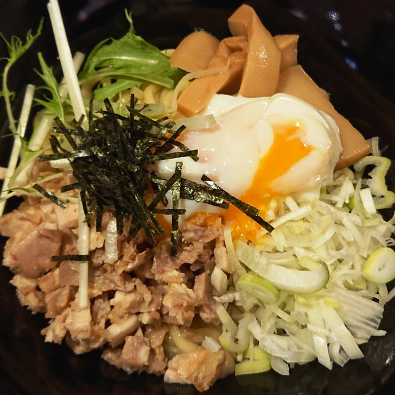 温玉油そば(横浜家系ラーメン 壱角家 川崎銀柳街店)