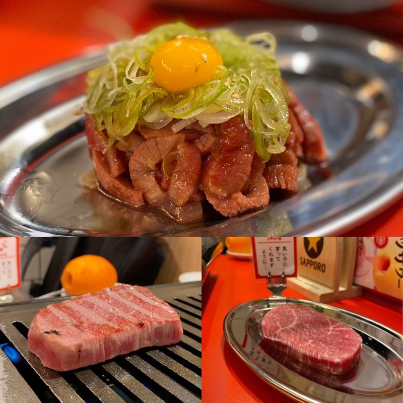 育てる和牛ユッケ(大衆切り落とし焼肉酒場 ハネモン屋 栄店)