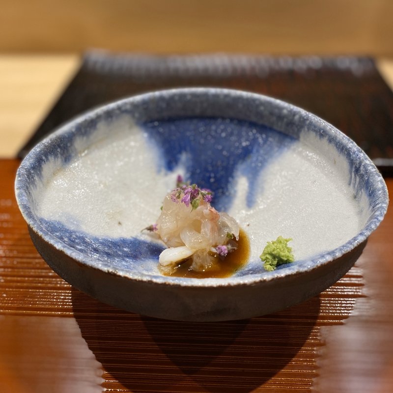 伊勢海老のお刺身(鮨旬美 西川)