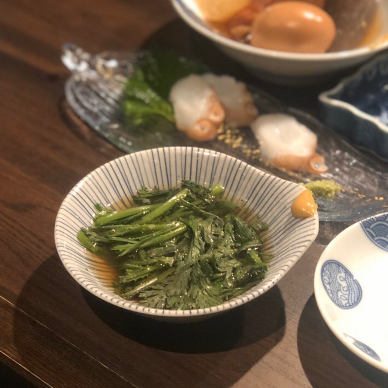 春菊のおでん(泡と旬　しゅはり)