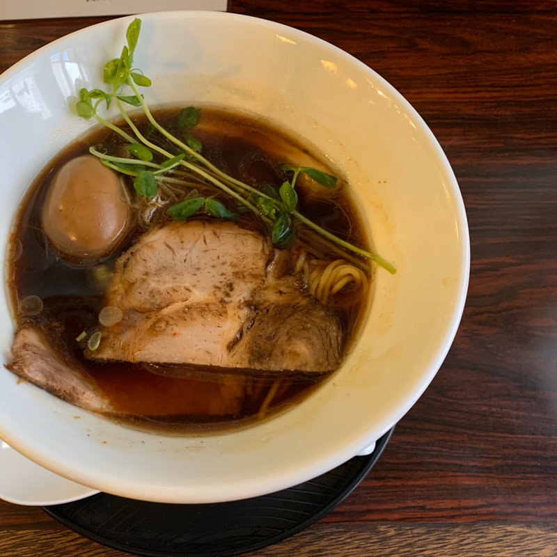 熟成醤油　細麺(さんぶんのに)