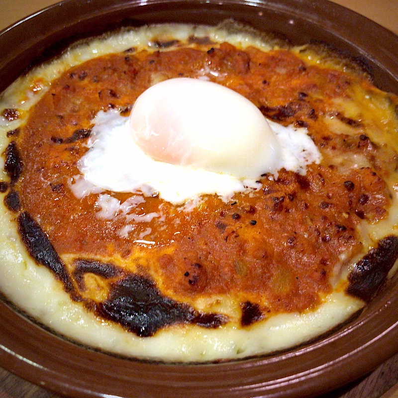 半熟卵のミラノ風ドリア(サイゼリヤ 狛江東野川店)