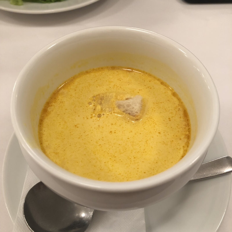 かぼちゃのクリームスープ(ビストロ石川亭 神田錦町)