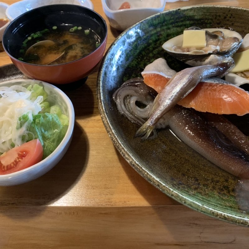 海鮮炭焼定食(北のランプ亭 （【旧店名】 ランプテーション）)