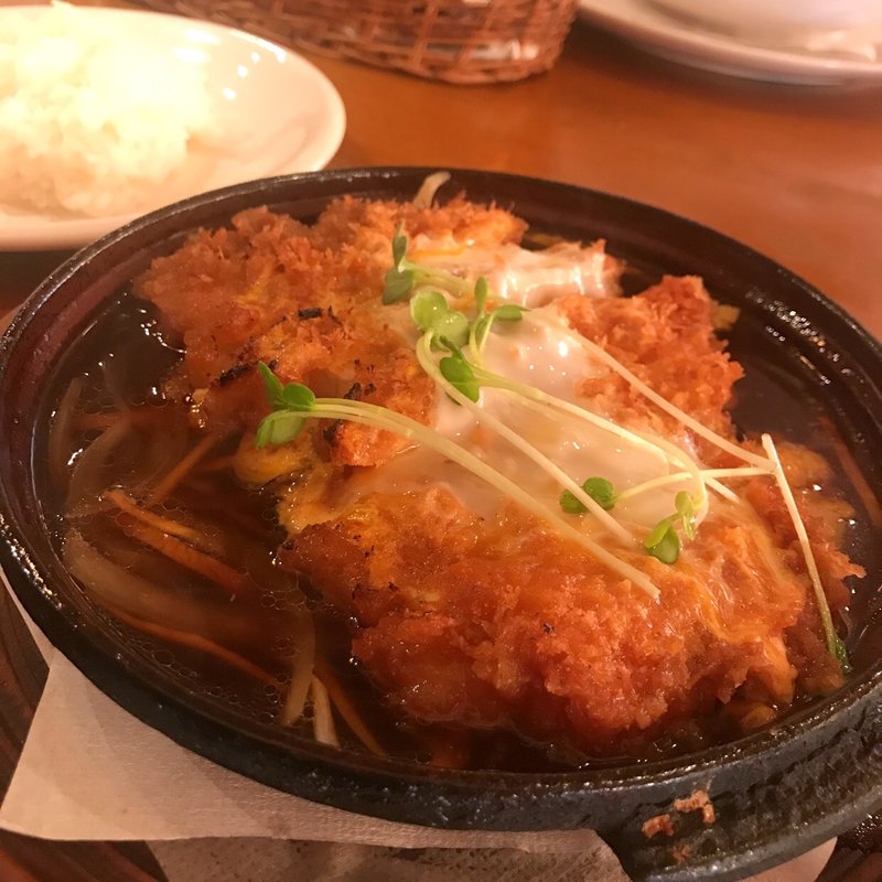 カツとじ定食(ハローコーヒー 清水店)