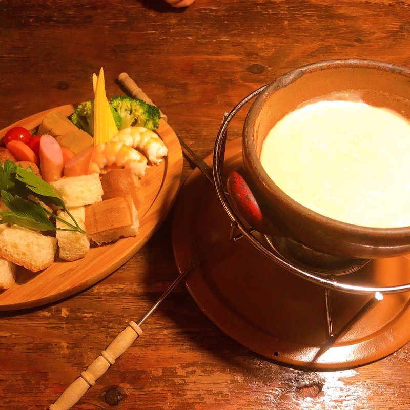 チーズフォンデュ(カーヴ隠れや 北千住店)