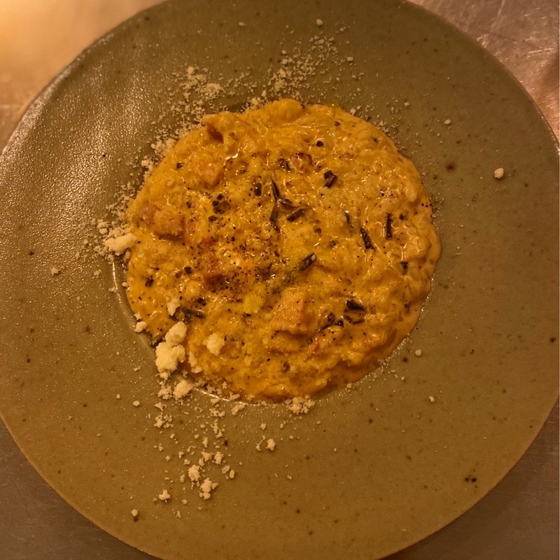 北海道産昆布とフルーツトマトのリゾット(36.5℃ Kitchen)