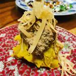 安納芋の腸詰肉パテ