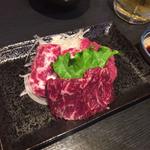 馬刺し3品盛り