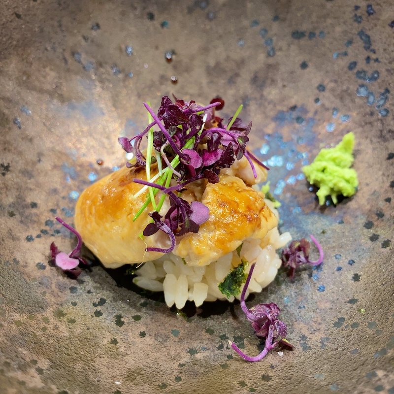 あん肝の丼(鮨旬美 西川)