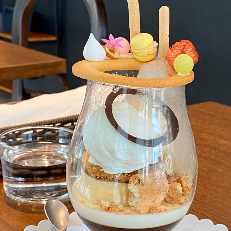 ティラミスのパフェ(TRIANGLE CAFE（トライアングルカフェ）)
