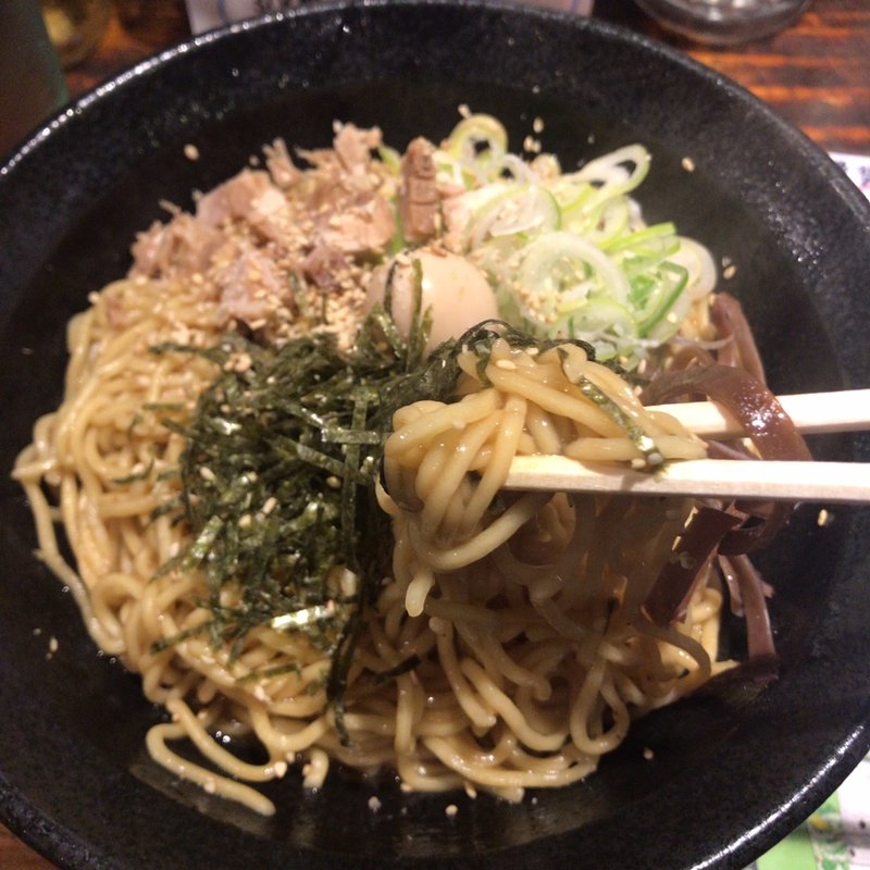 油そば(らーめん酒場 八十一)