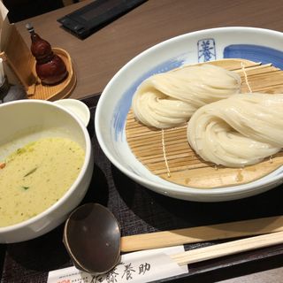 グリーンカレーつけうどん(銀座 佐藤養助)