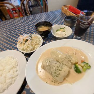 ホワイトシチューロールキャベツ定食(レストラン　きんとき （restaurant きんとき）)