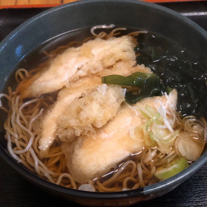 とり天蕎麦(蕎麦たつ )