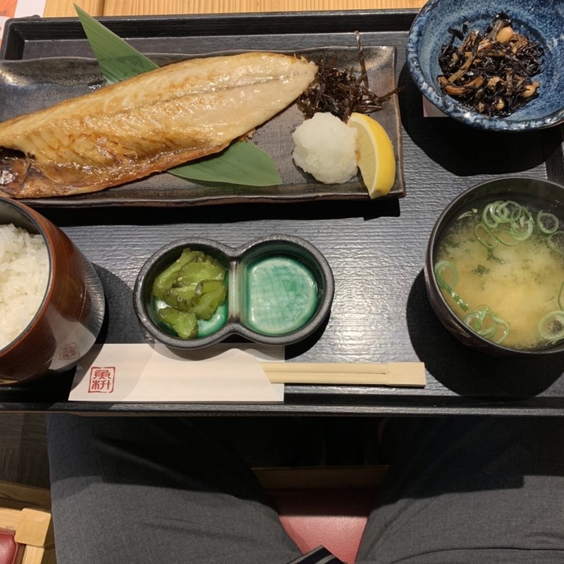 とろサバ定食(日本橋　魚枡)