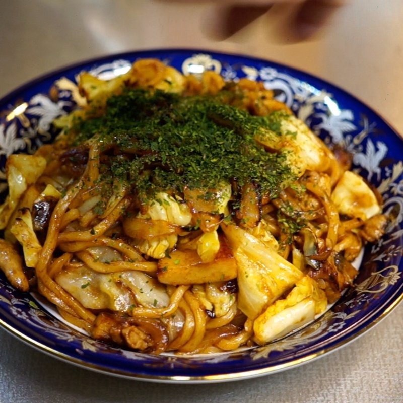 魔法の焼きそばスパゲッティ(田園調布シークレットパスタ会)