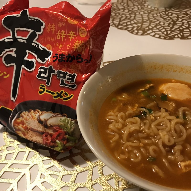 まかない辛ラーメン(田園調布シークレットパスタ会)