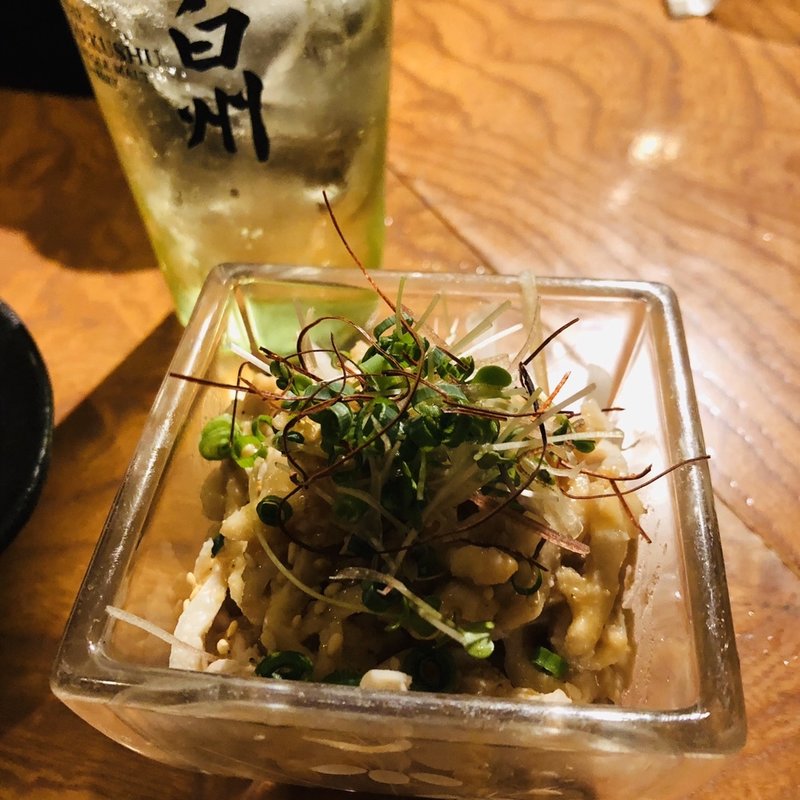 鶏皮ポン酢(焼鳥 美鶏)