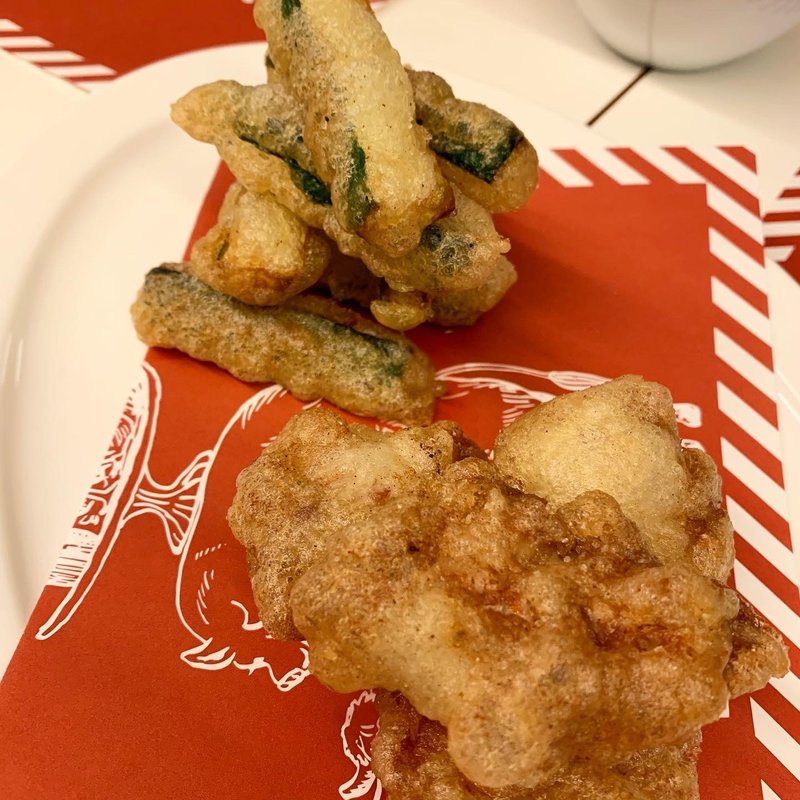 うさぎとズッキーニのフリット(29(ヴェンティノーヴェ))