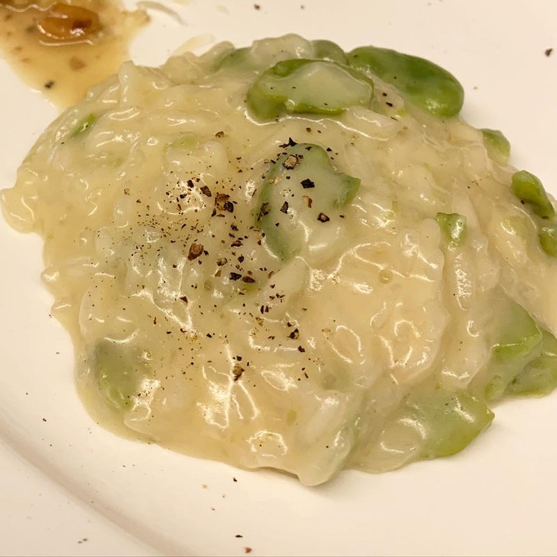 新玉葱と空豆のリゾット(29(ヴェンティノーヴェ))