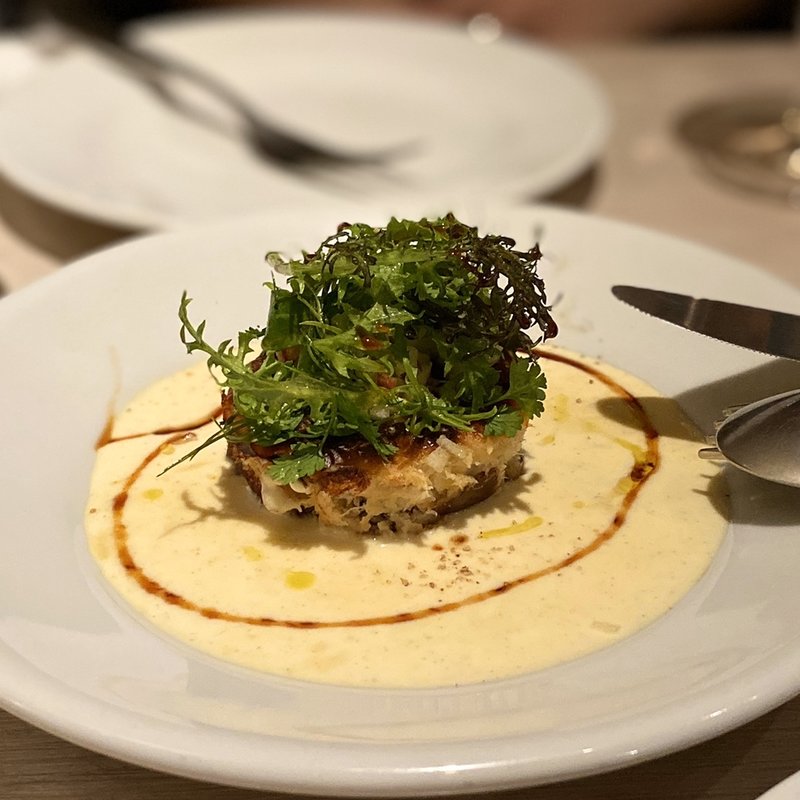 白子と真鯛のタルタル(フレッシュシーフードビストロサル)